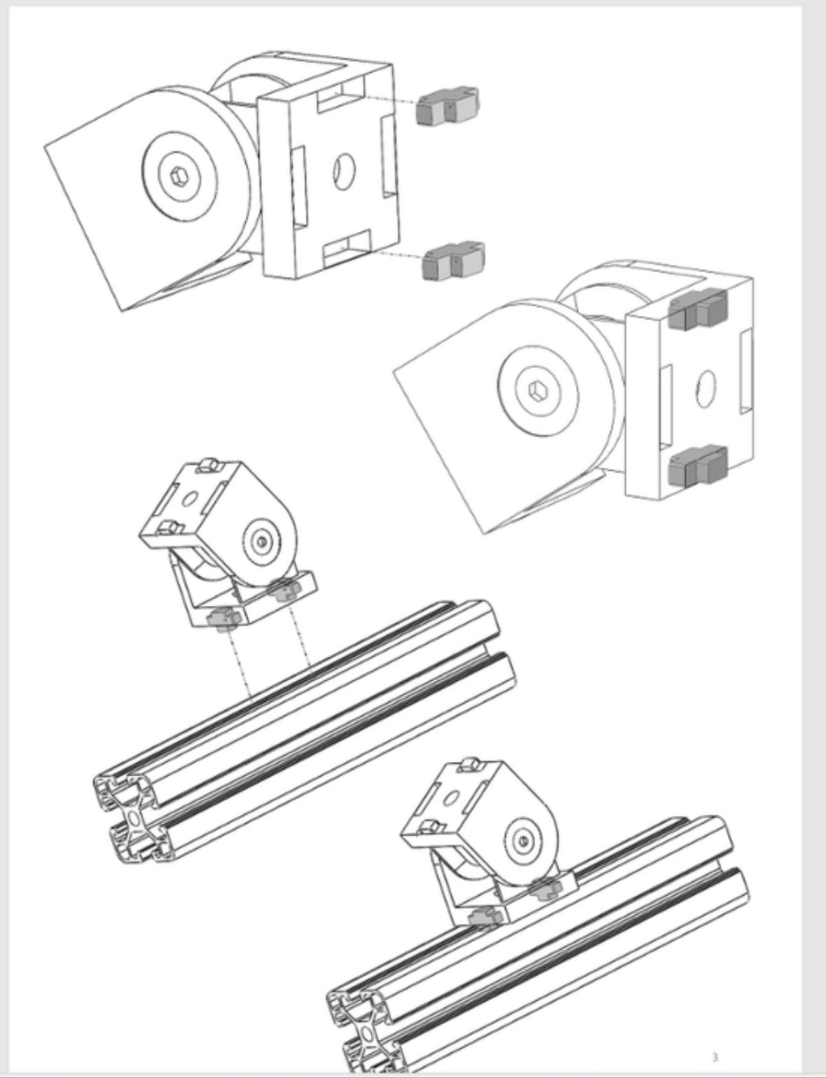 Sim Rig Pivot Joint Plastic Inserts - 10 pack