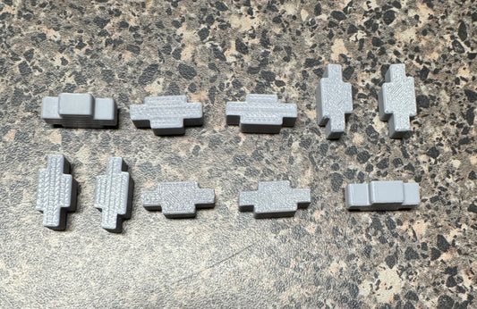 Sim Rig Pivot Joint Plastic Inserts - 10 pack