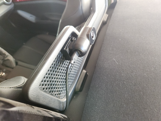 Viofo A229 rear 2k dashcam mount for MX5 ND 2016+ convertible wind deflector kit