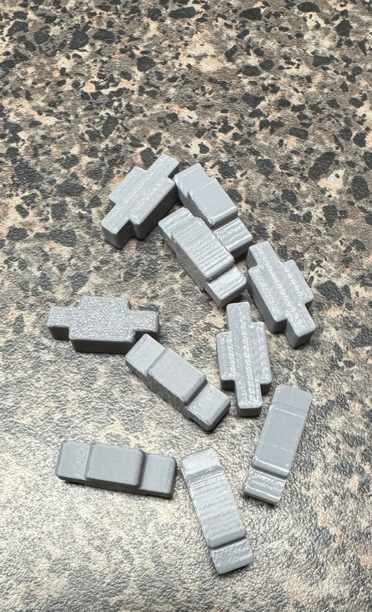 Sim Rig Pivot Joint Plastic Inserts - 10 pack