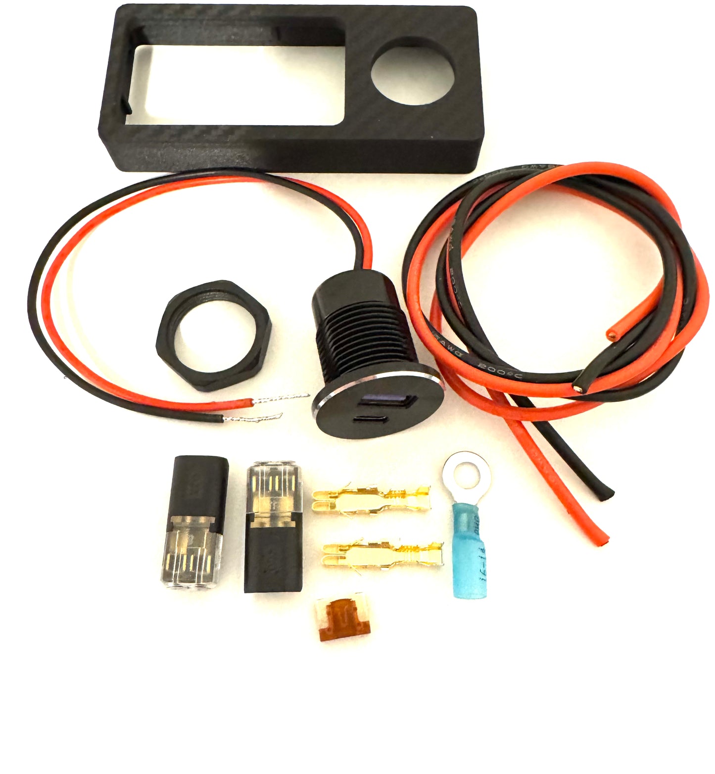 Mazda MX-5 ND (2016–2026) - Dual USB-C & USB-A Fast Charging Kit