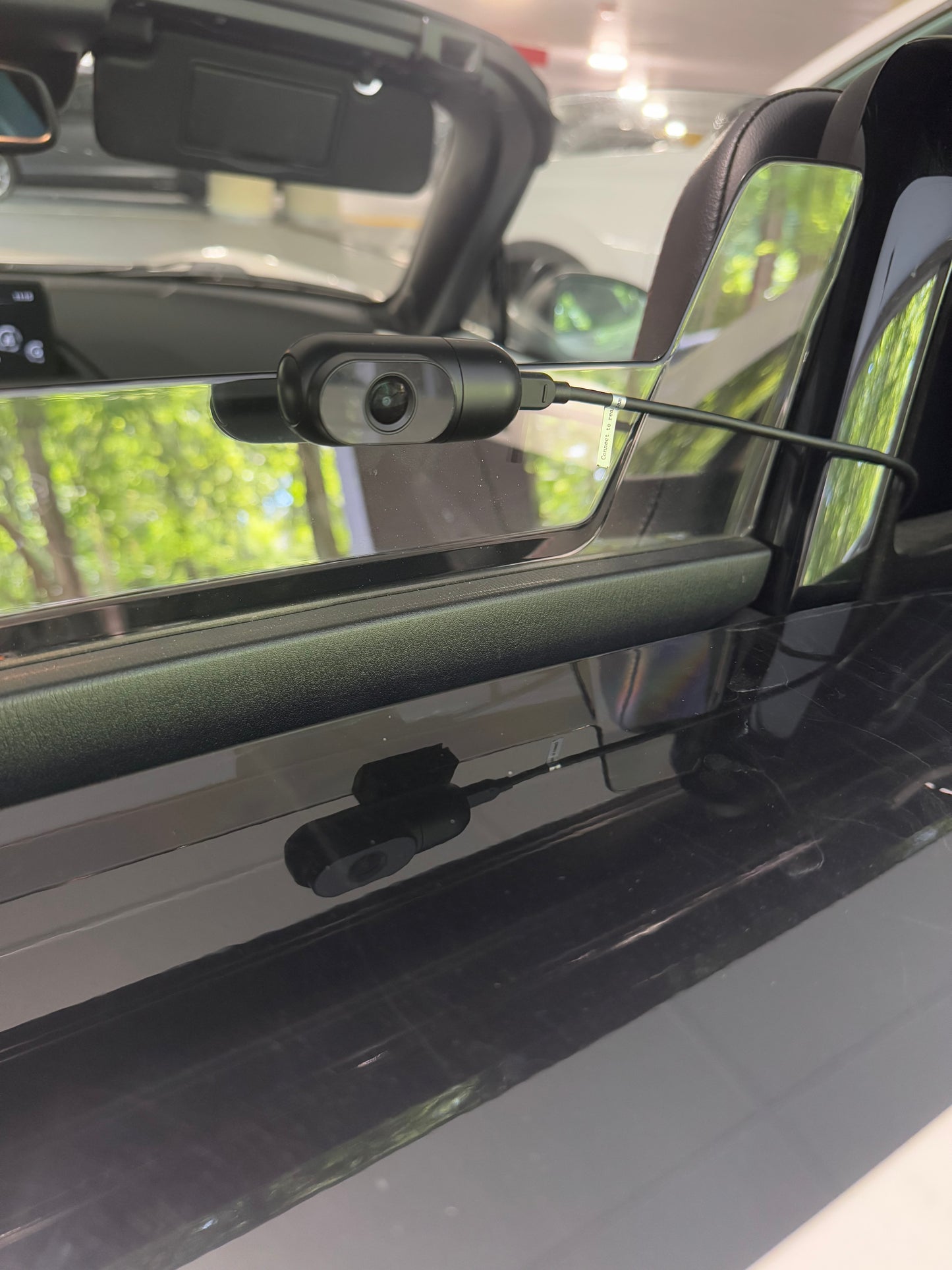 Viofo A229 rear 2k dashcam mount for MX5 ND RF 2017+ clear wind deflector